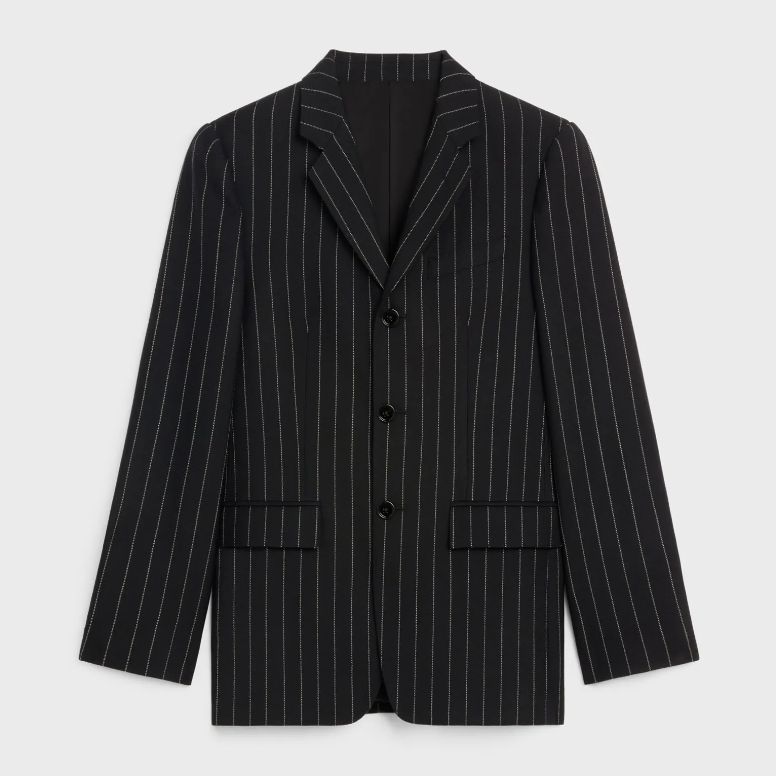 carnaby jacket in striped virgin wool