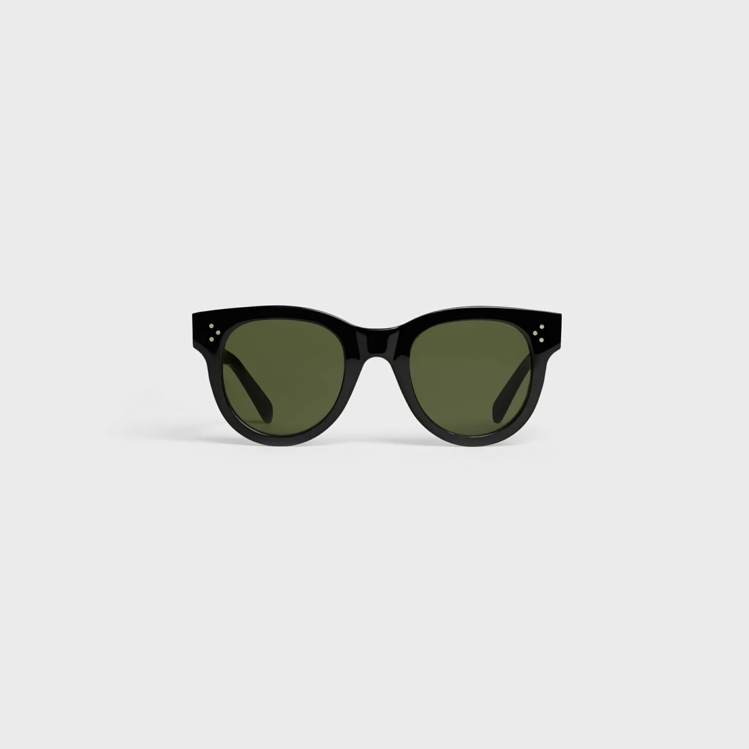 Cat Eye S003 Sunglasses in Acetate with Mineral Glass Lenses