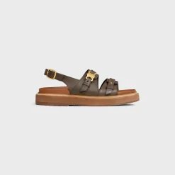 CELINE - TIPPI TRIOMPHE SANDAL in CALFSKIN - VÉGÉTAL TANNING