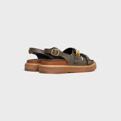 CELINE - TIPPI TRIOMPHE SANDAL in CALFSKIN - VÉGÉTAL TANNING