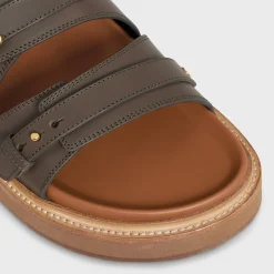 CELINE - TIPPI TRIOMPHE SANDAL in CALFSKIN - VÉGÉTAL TANNING