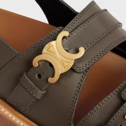 CELINE - TIPPI TRIOMPHE SANDAL in CALFSKIN - VÉGÉTAL TANNING
