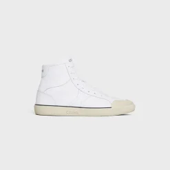 CELINE ALAN AS-02 MID LOW LACE-UP SNEAKER in CALFSKIN