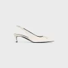 CELINE ALMA TRIOMPHE SLINGBACK in PATENT CALFSKIN