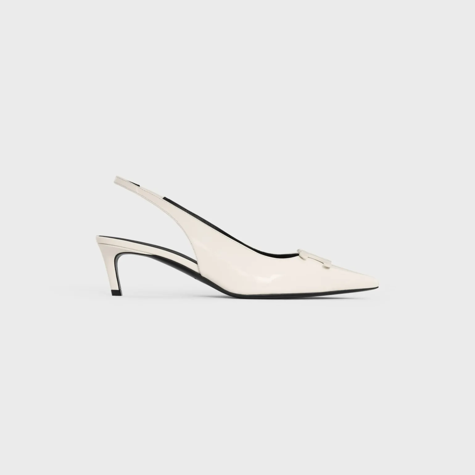 CELINE ALMA TRIOMPHE SLINGBACK in PATENT CALFSKIN