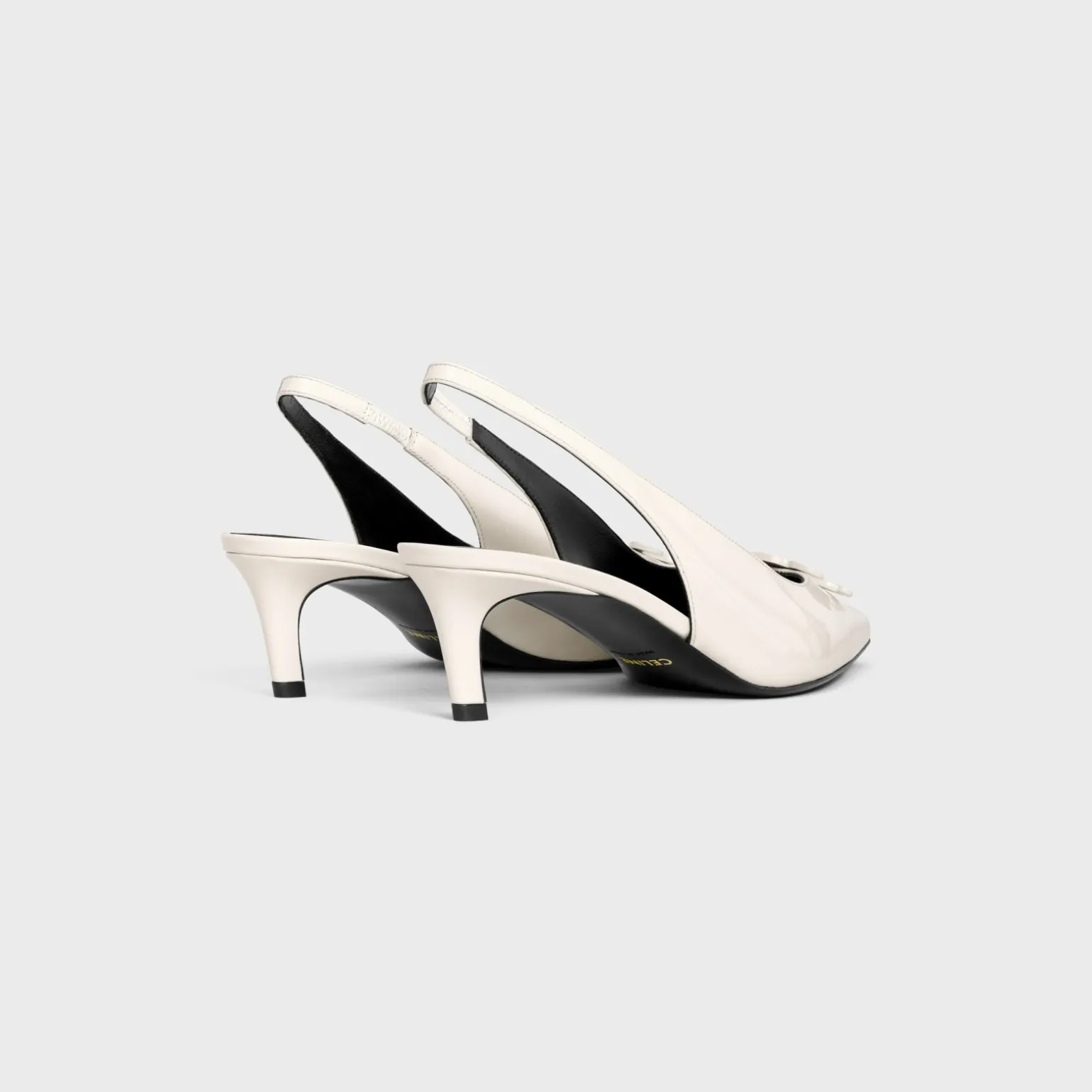 CELINE ALMA TRIOMPHE SLINGBACK in PATENT CALFSKIN