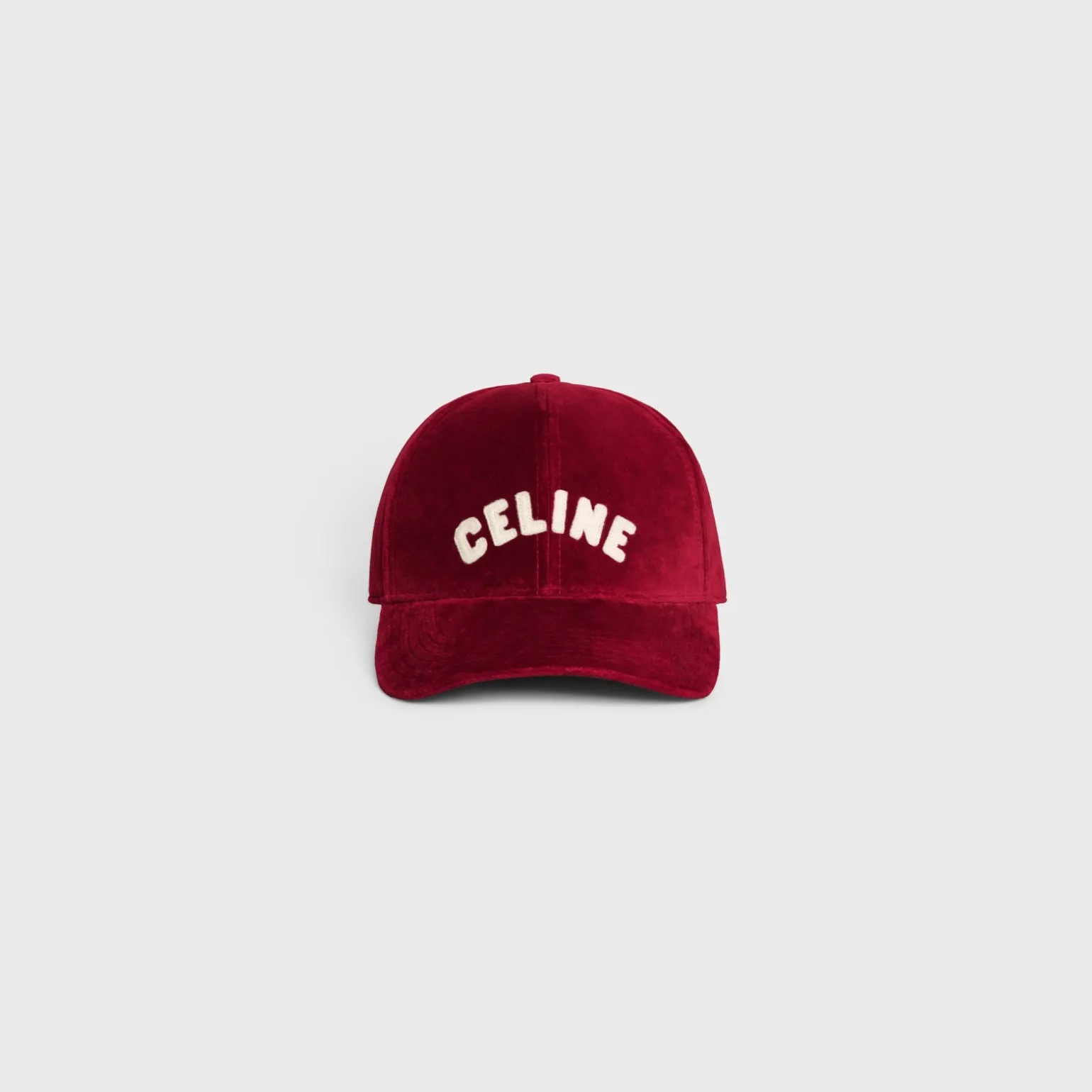 celine baseball cap in cotton velvet