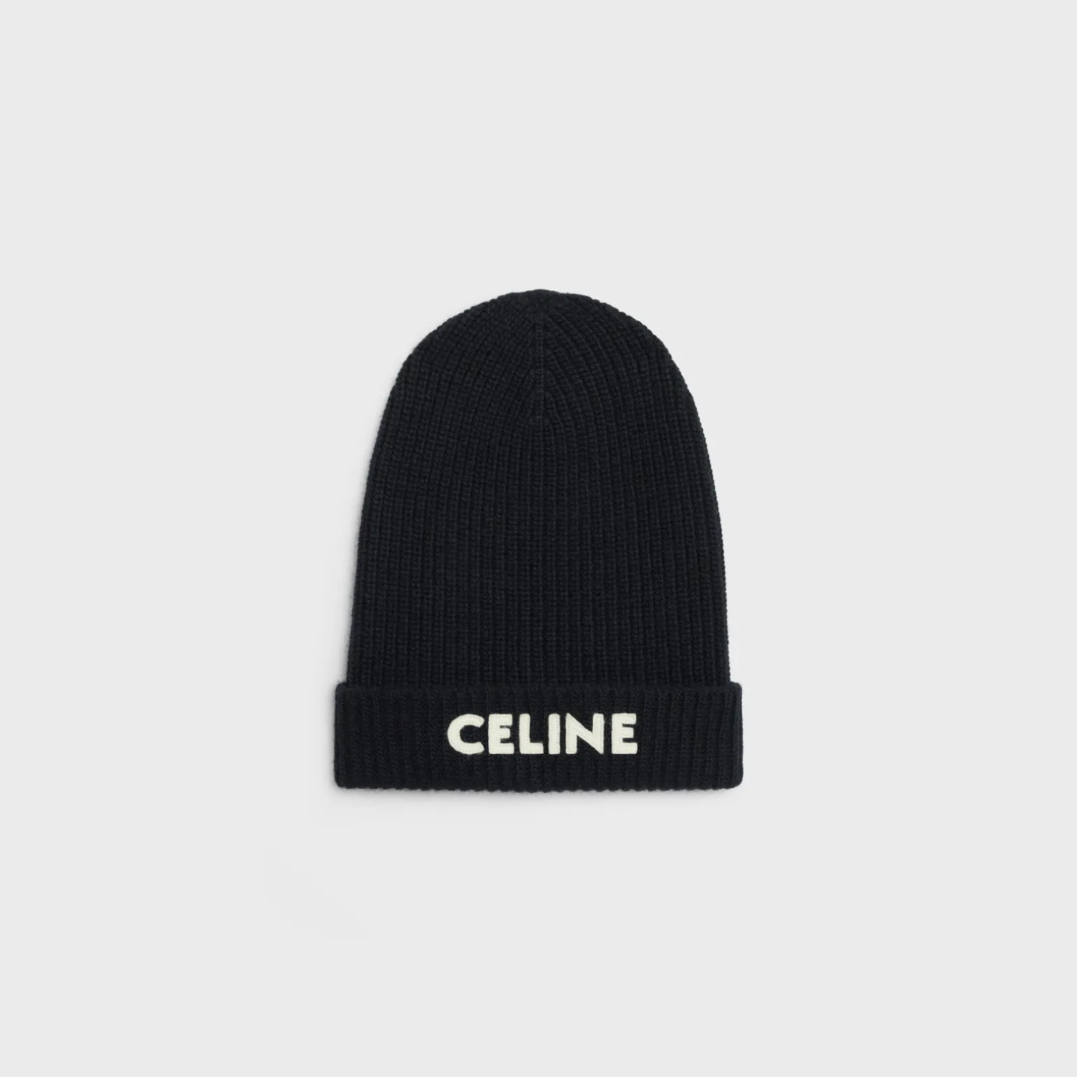 CELINE BEANIE IN RIBBED WOOL