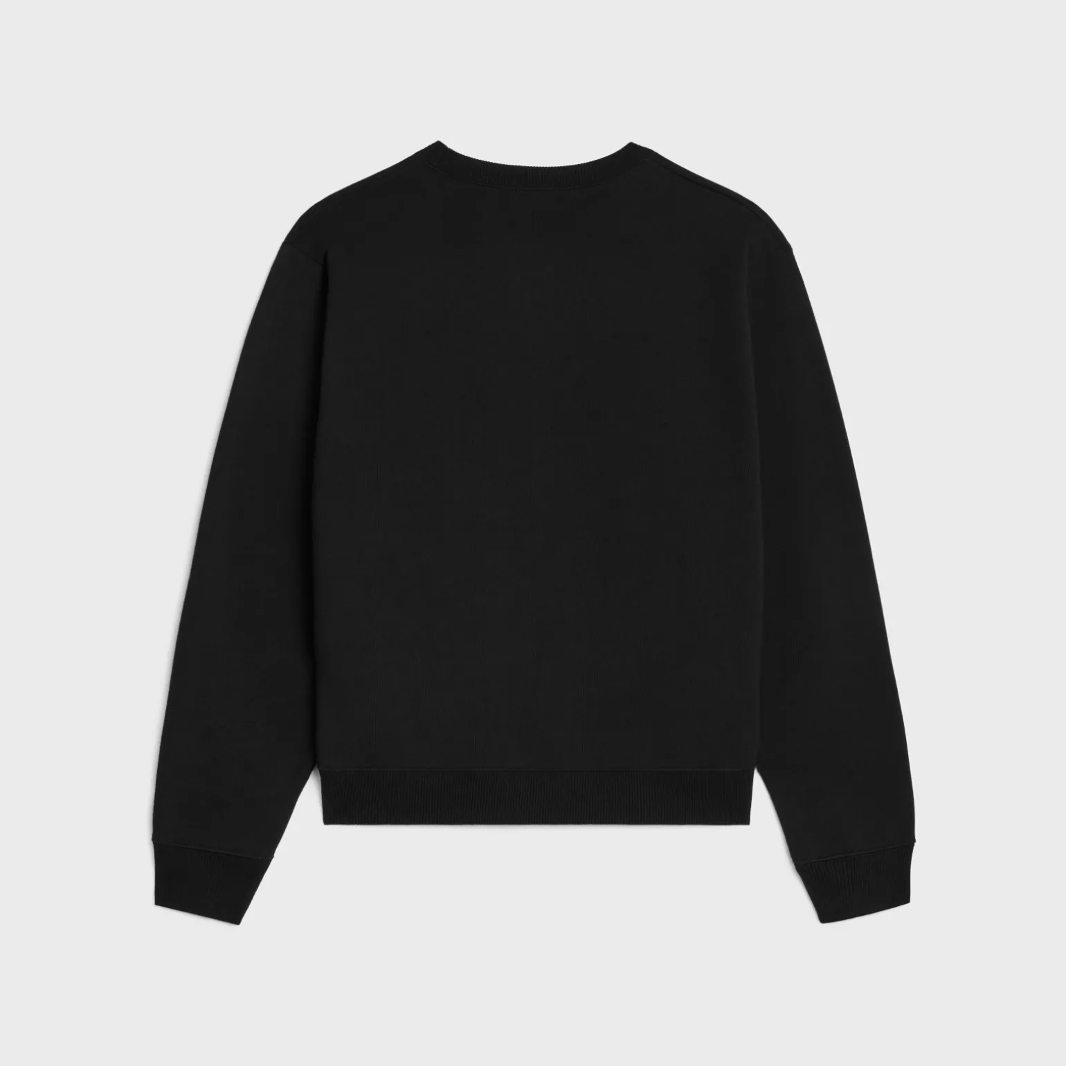 celine blason loose sweatshirt in cotton fleece