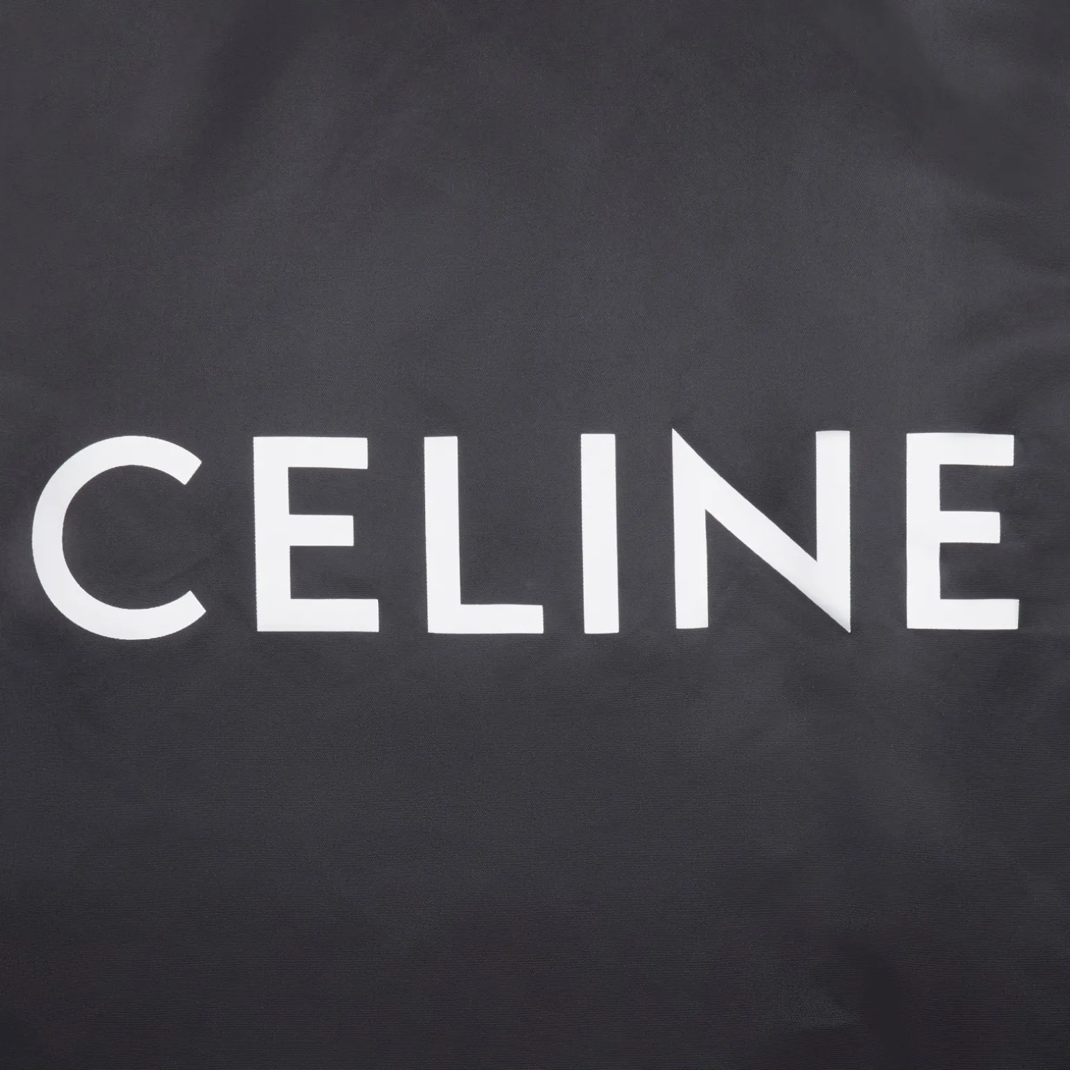 celine bomber jacket in nylon twill