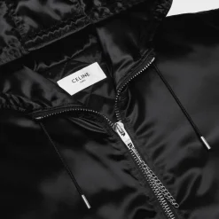 CELINE BOMBER JACKET IN SATIN-FINISH NYLON