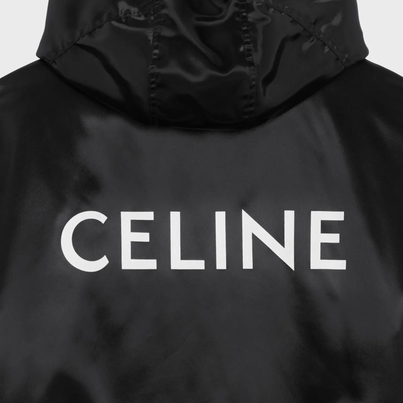 CELINE BOMBER JACKET IN SATIN-FINISH NYLON