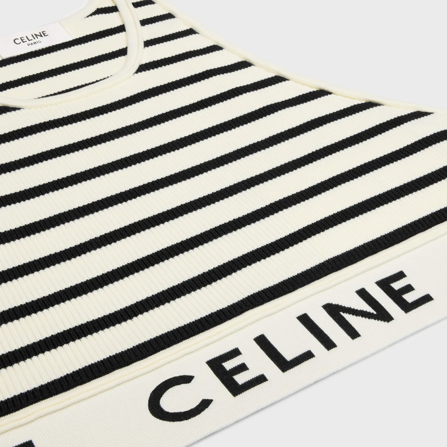 celine bra in athletic knit