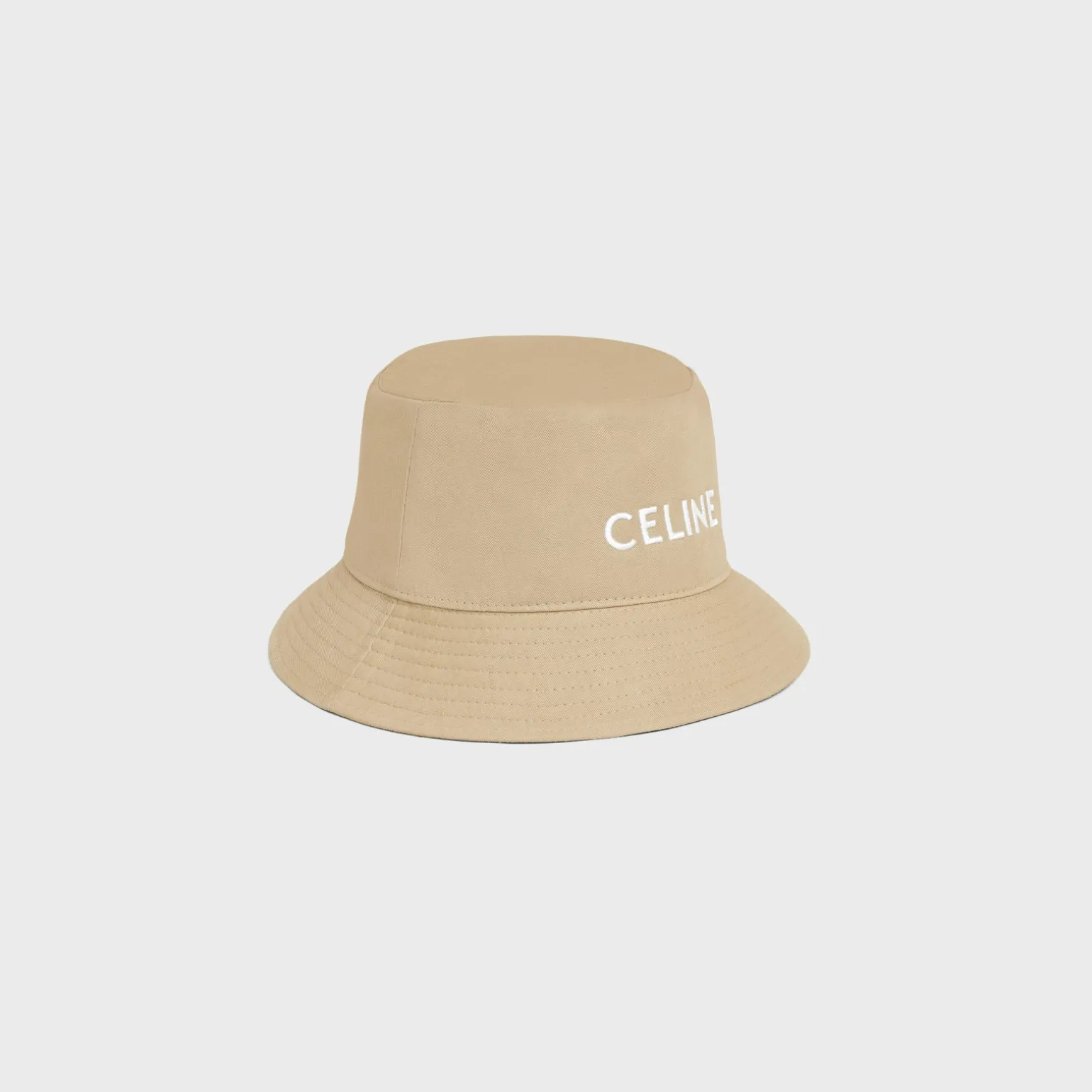 celine bucket hat in cotton gabardine