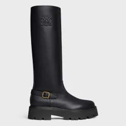 CELINE BULKY HIGH BOOT in Calfskin
