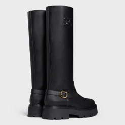CELINE BULKY HIGH BOOT in Calfskin