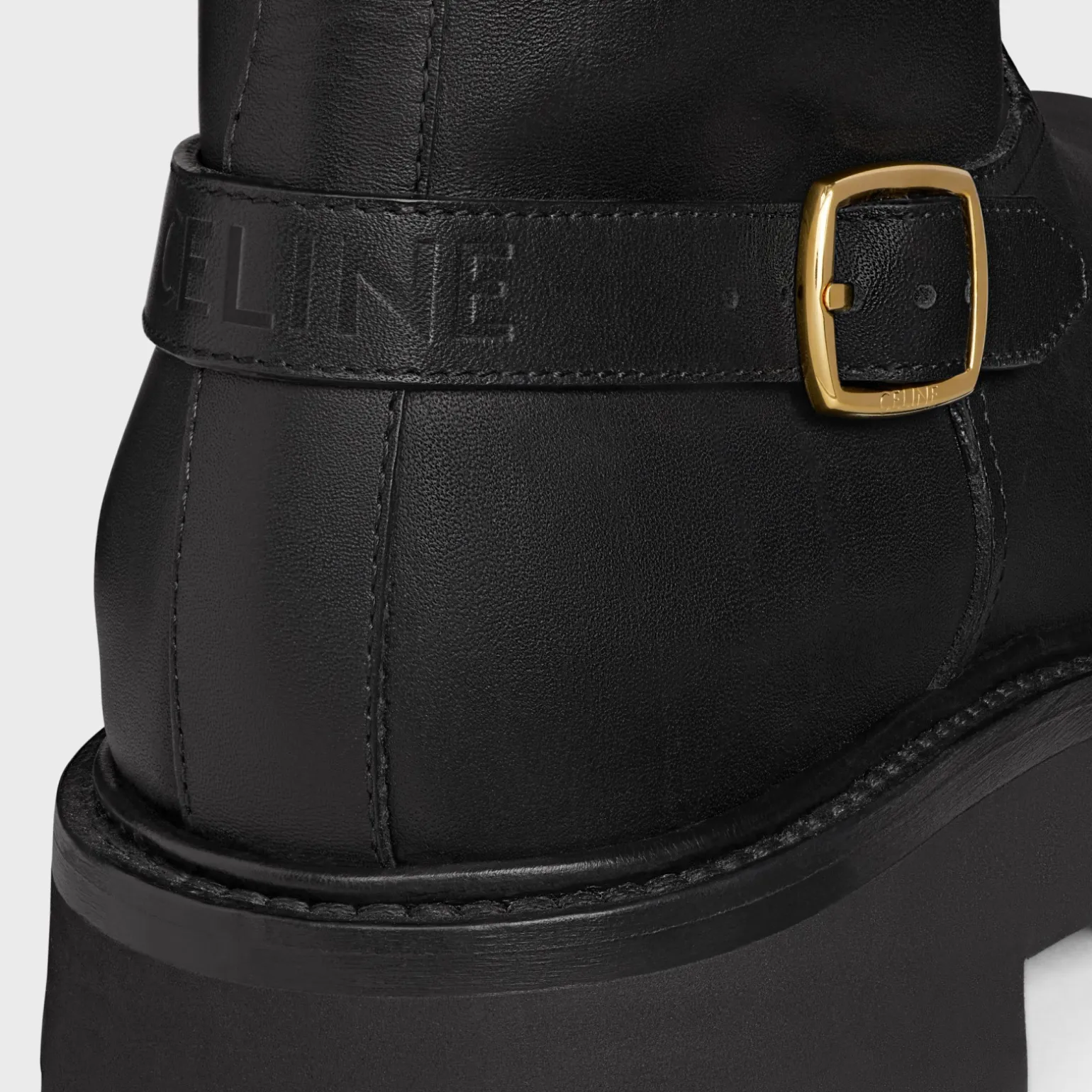 CELINE BULKY HIGH BOOT in Calfskin