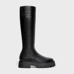 CELINE BULKY ZIPPED BOOT in Calfskin