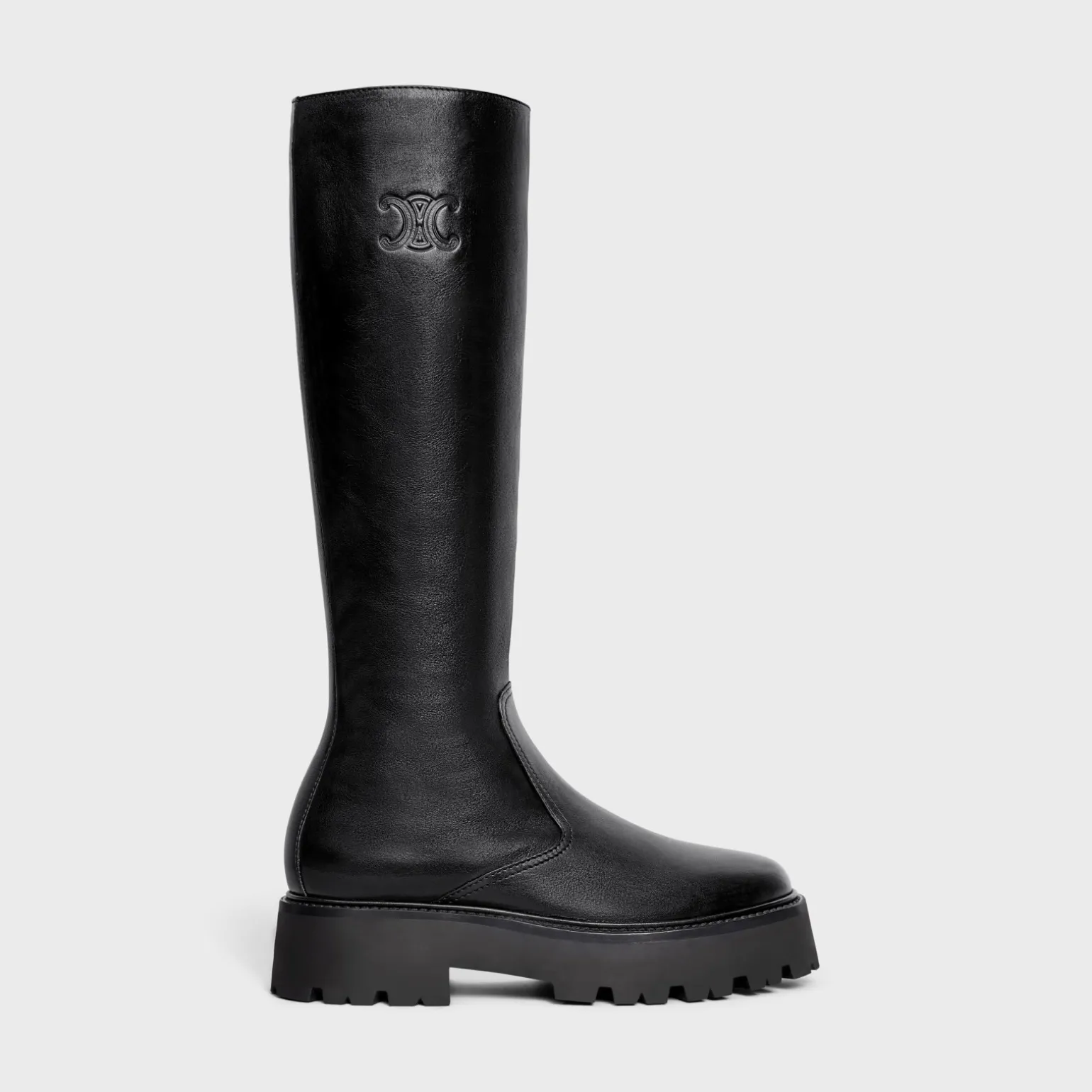 CELINE BULKY ZIPPED BOOT in Calfskin