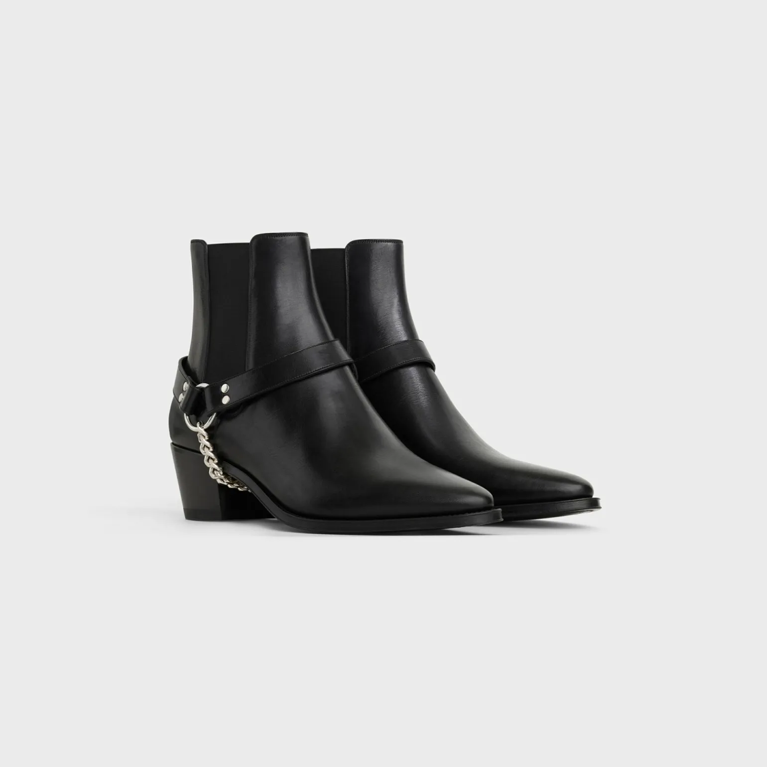 CELINE CAMARGUE Biker chelsea boot in Calfskin