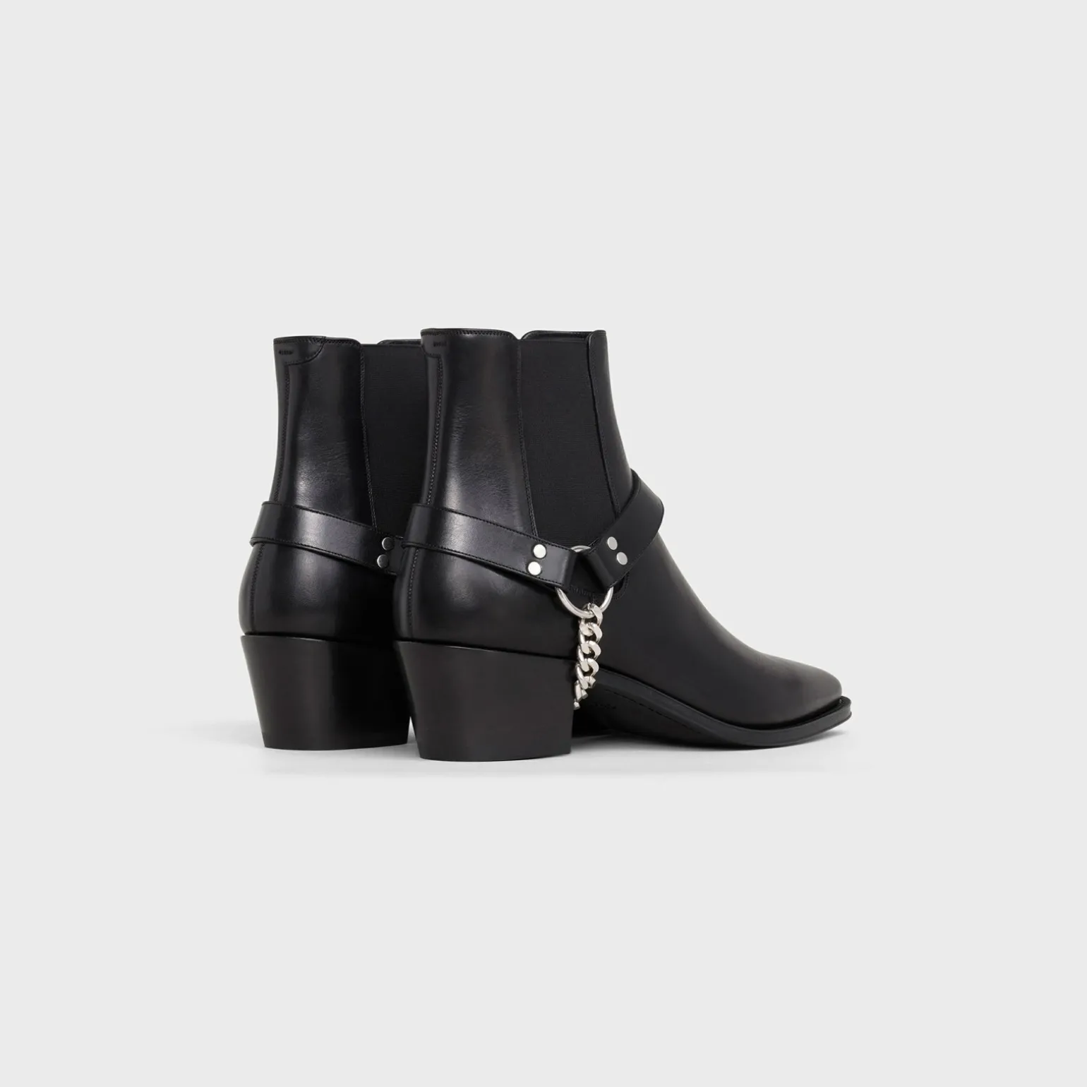 CELINE CAMARGUE Biker chelsea boot in Calfskin