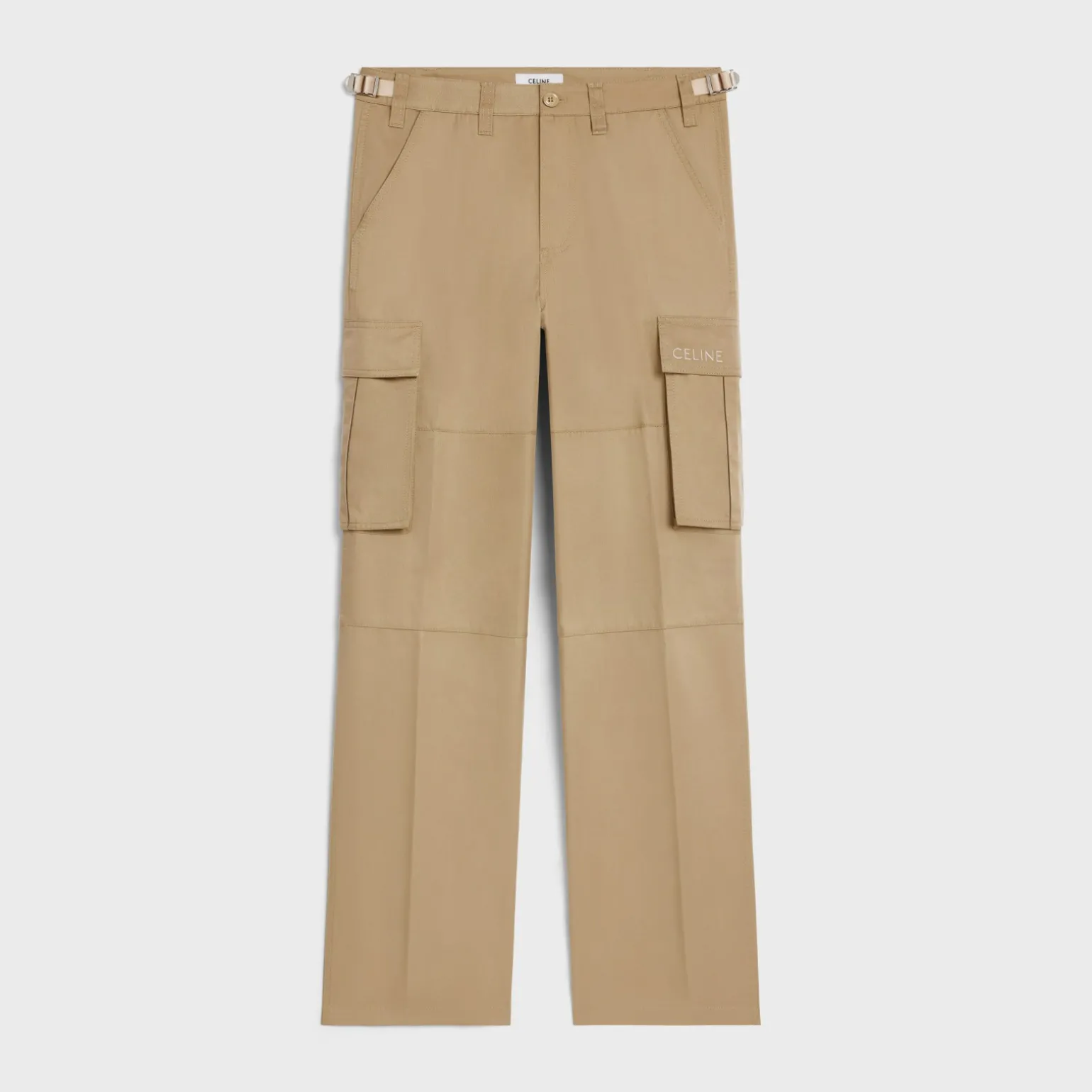 celine cargo pants in technical cotton