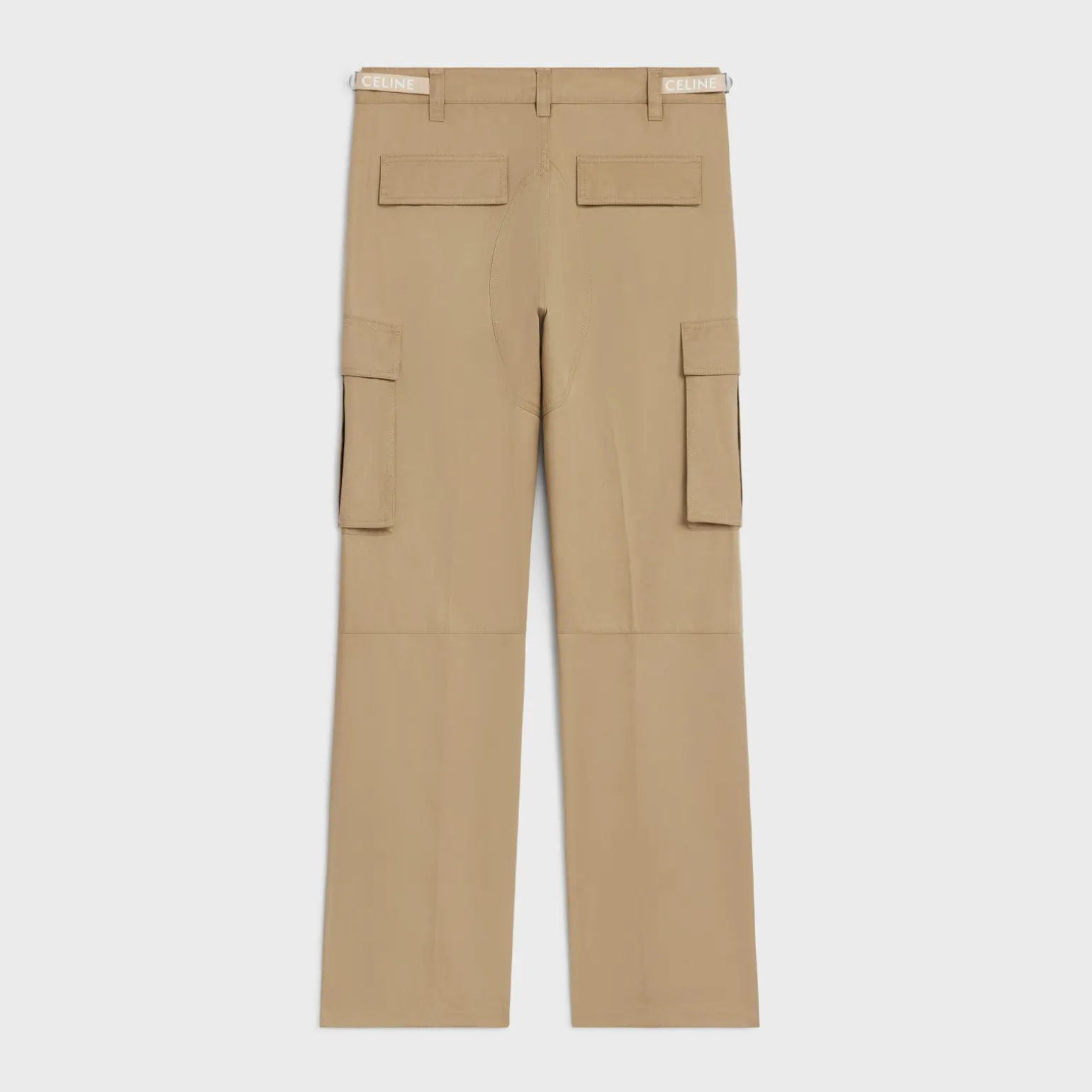 celine cargo pants in technical cotton