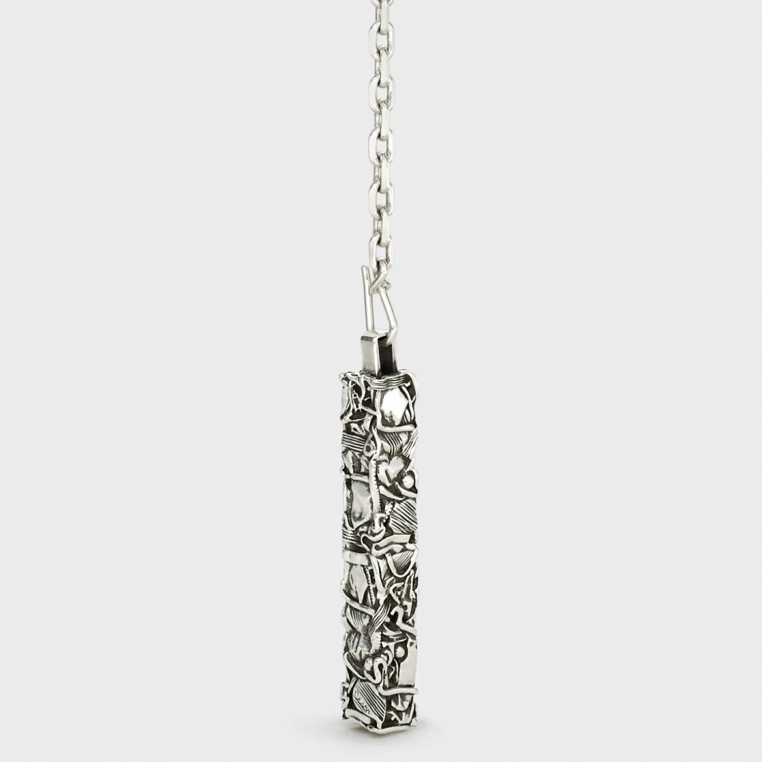 Celine César Project Compression Necklace in Sterling Silver