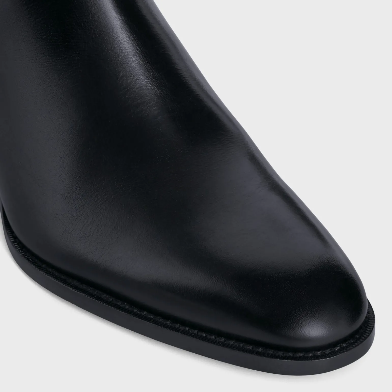 CELINE DRUGSTORE CHELSEA BOOT in Shiny calfskin