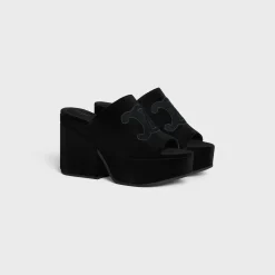 CELINE ELENA MULE in VELVET