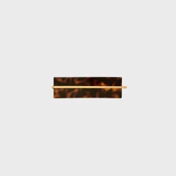 Celine Hair Slide in Acetate and Steel