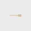 Celine Hair Slide in Brass with Gold Finish and Strass