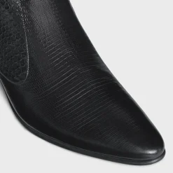 CELINE HECTOR CHELSEA BOOT in LIZARD STAMPED CALFSKIN AND PYTHON STAMPED CALFSKIN