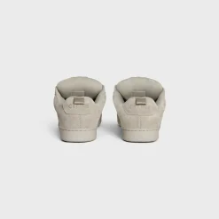 CELINE HUNTINGTON LOW TOP SNEAKERS in SUEDE CALFSKIN AND MESH