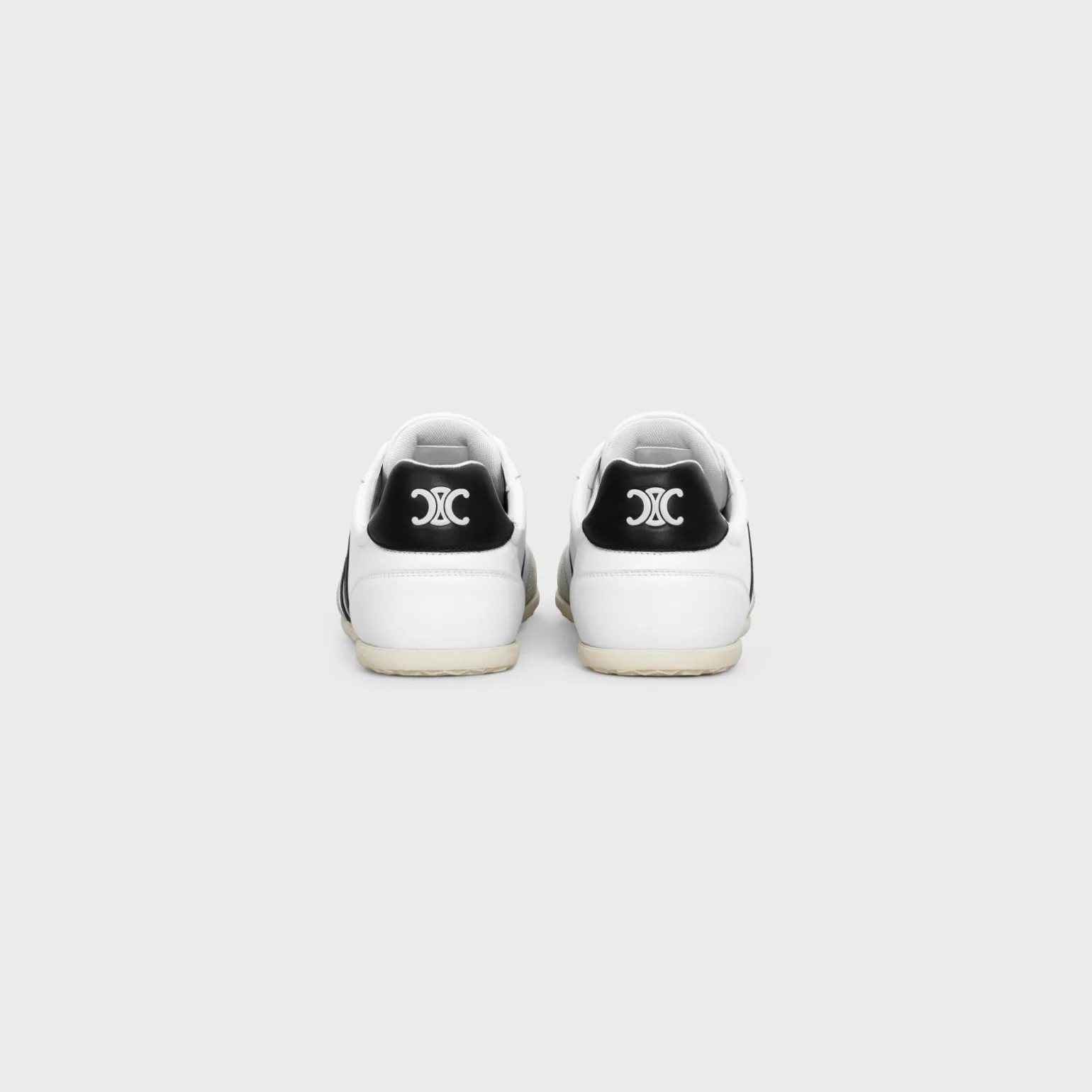 CELINE JOGGER LOW LACE-UP SNEAKER in CALFSKIN & SUEDE CALFSKIN