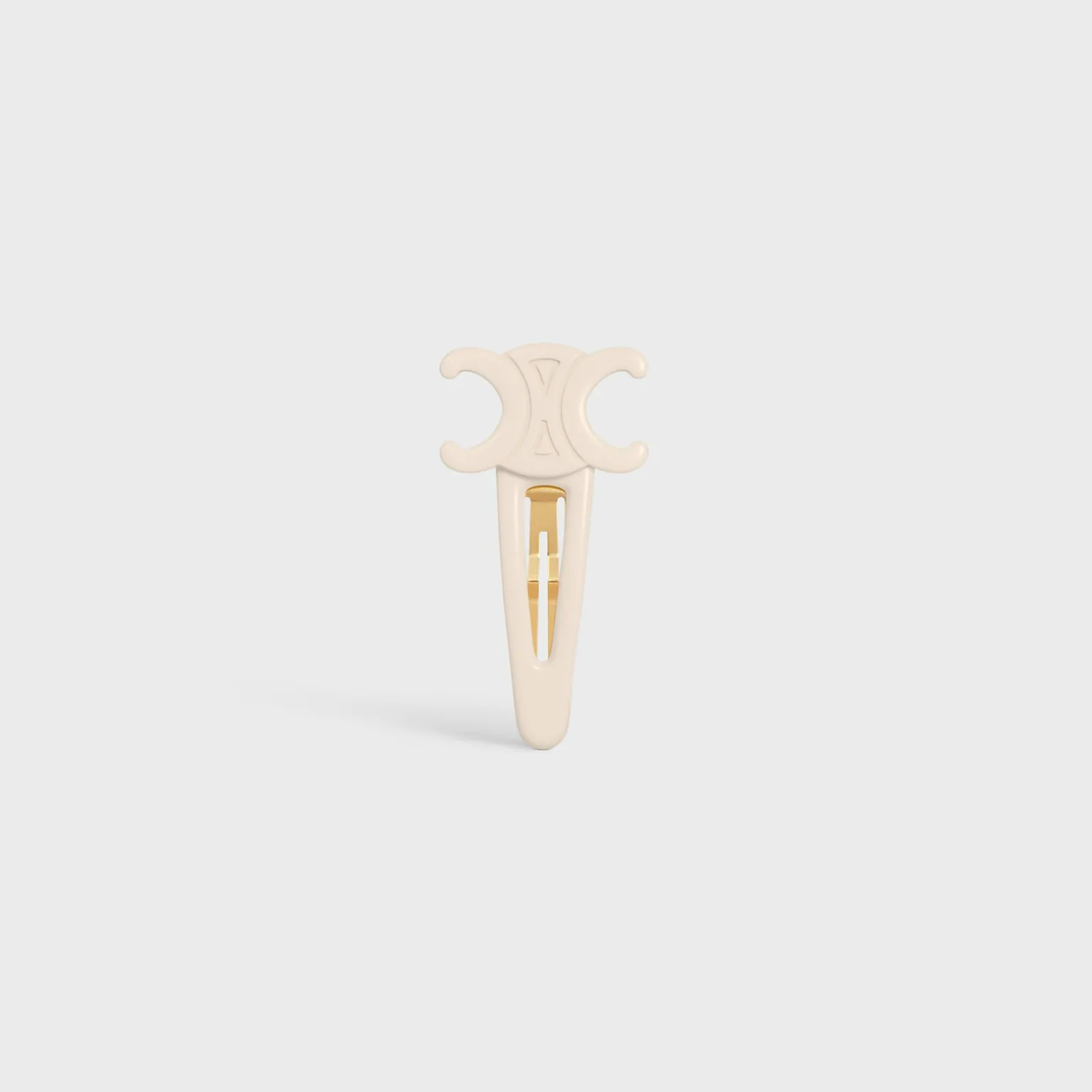 Celine Large Snap Hair Clip in Acetate and Steel