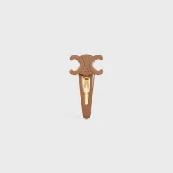 Celine Large Snap Hair Clip in Acetate and Steel