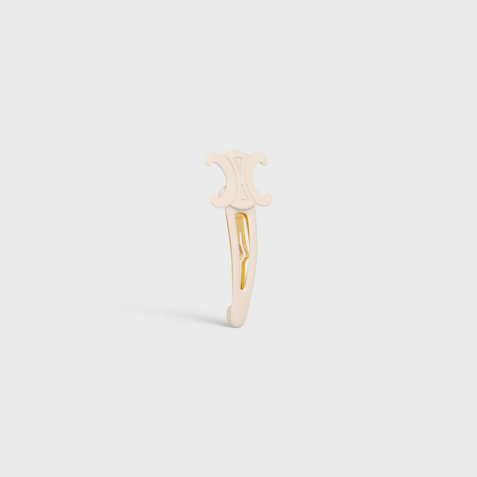 Celine Large Snap Hair Clip in Acetate and Steel