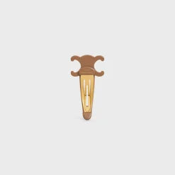 Celine Large Snap Hair Clip in Acetate and Steel