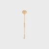 Celine Line Triple Earring in Yellow Gold and Diamonds