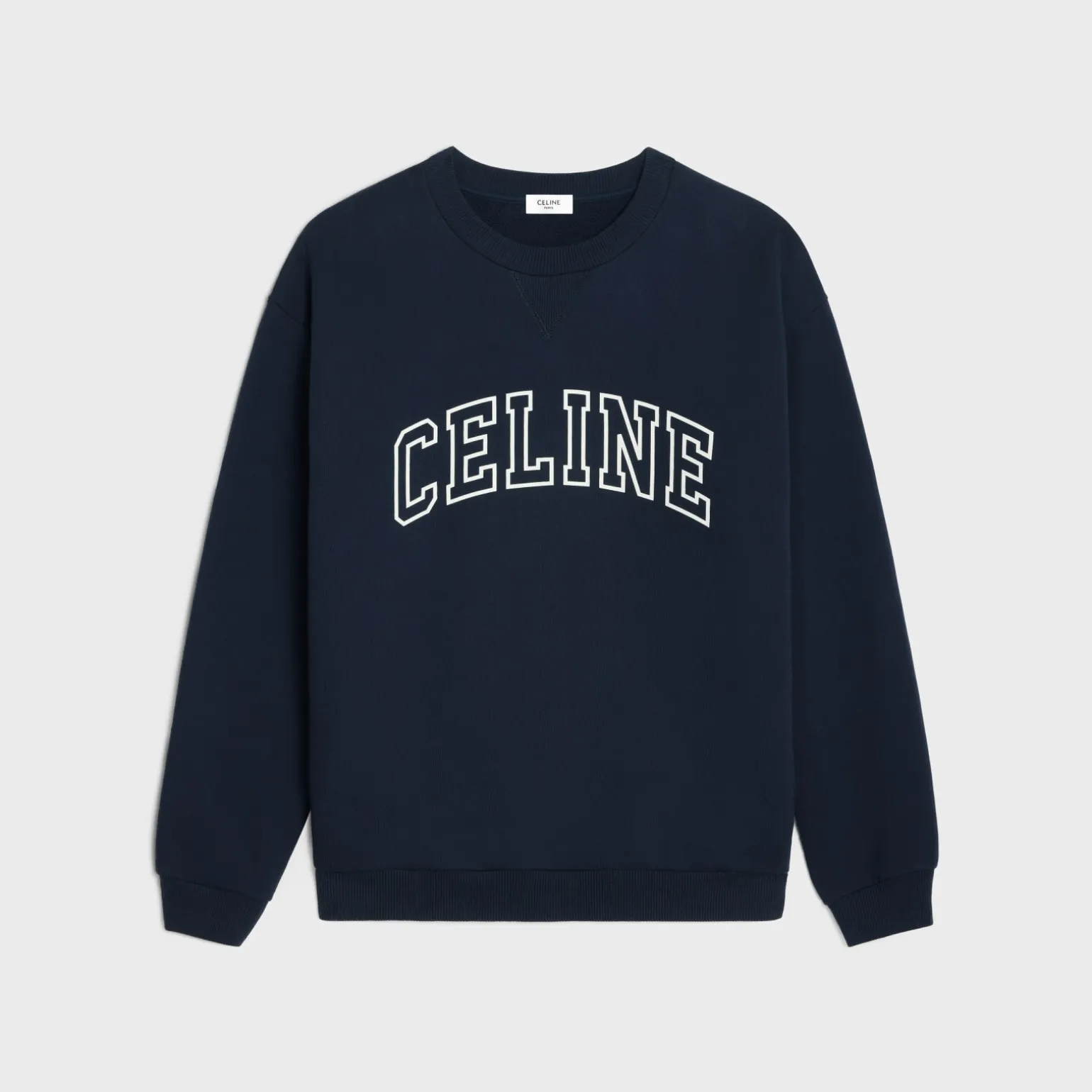 celine loose sweatshirt in COTTON FLEECE