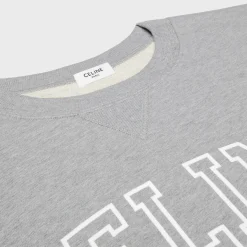 celine loose sweatshirt in cotton fleece