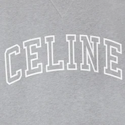 celine loose sweatshirt in cotton fleece