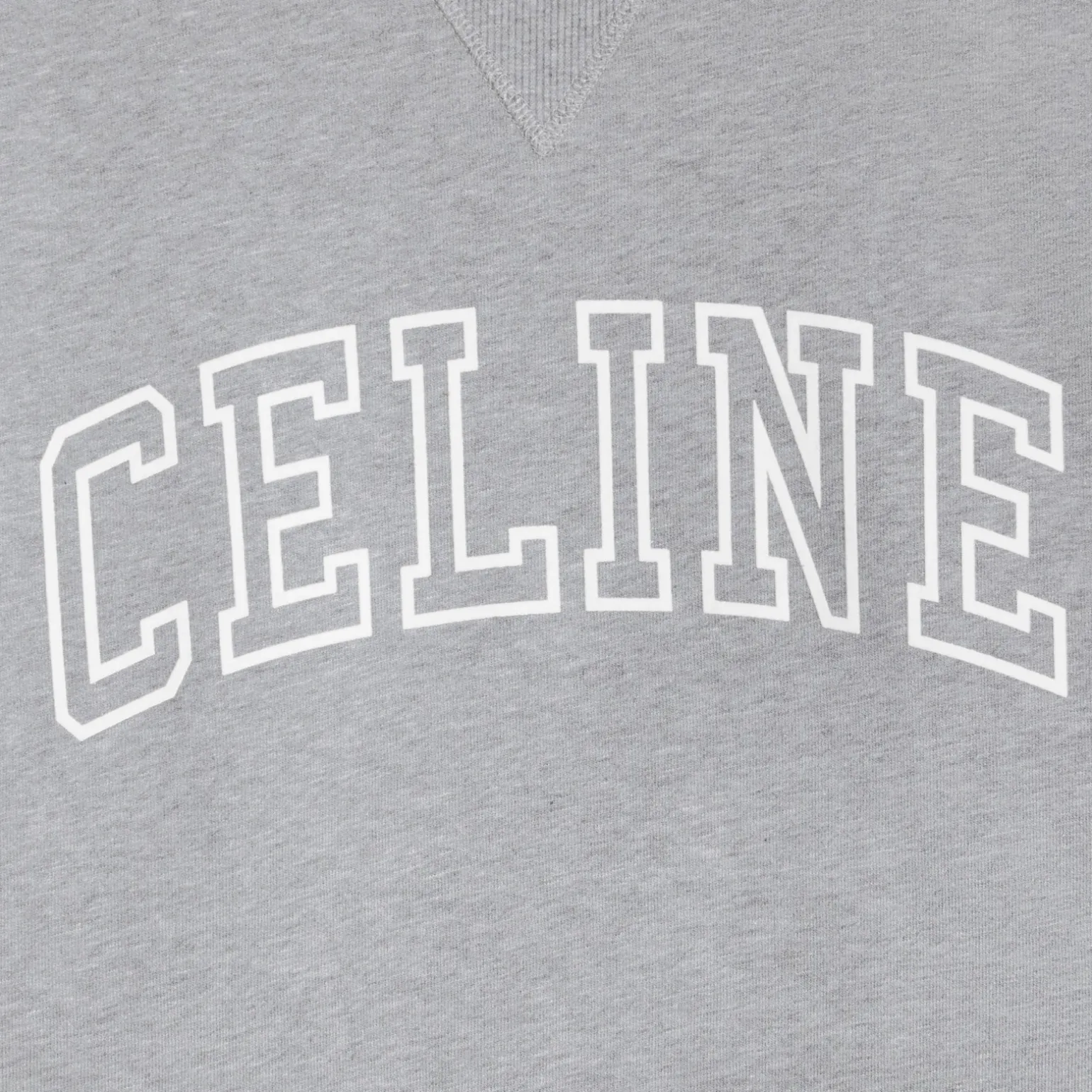 celine loose sweatshirt in cotton fleece