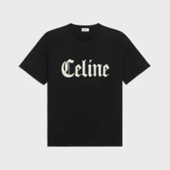 celine loose t-shirt in cotton jersey