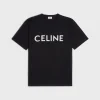 CELINE LOOSE T-SHIRT IN COTTON JERSEY