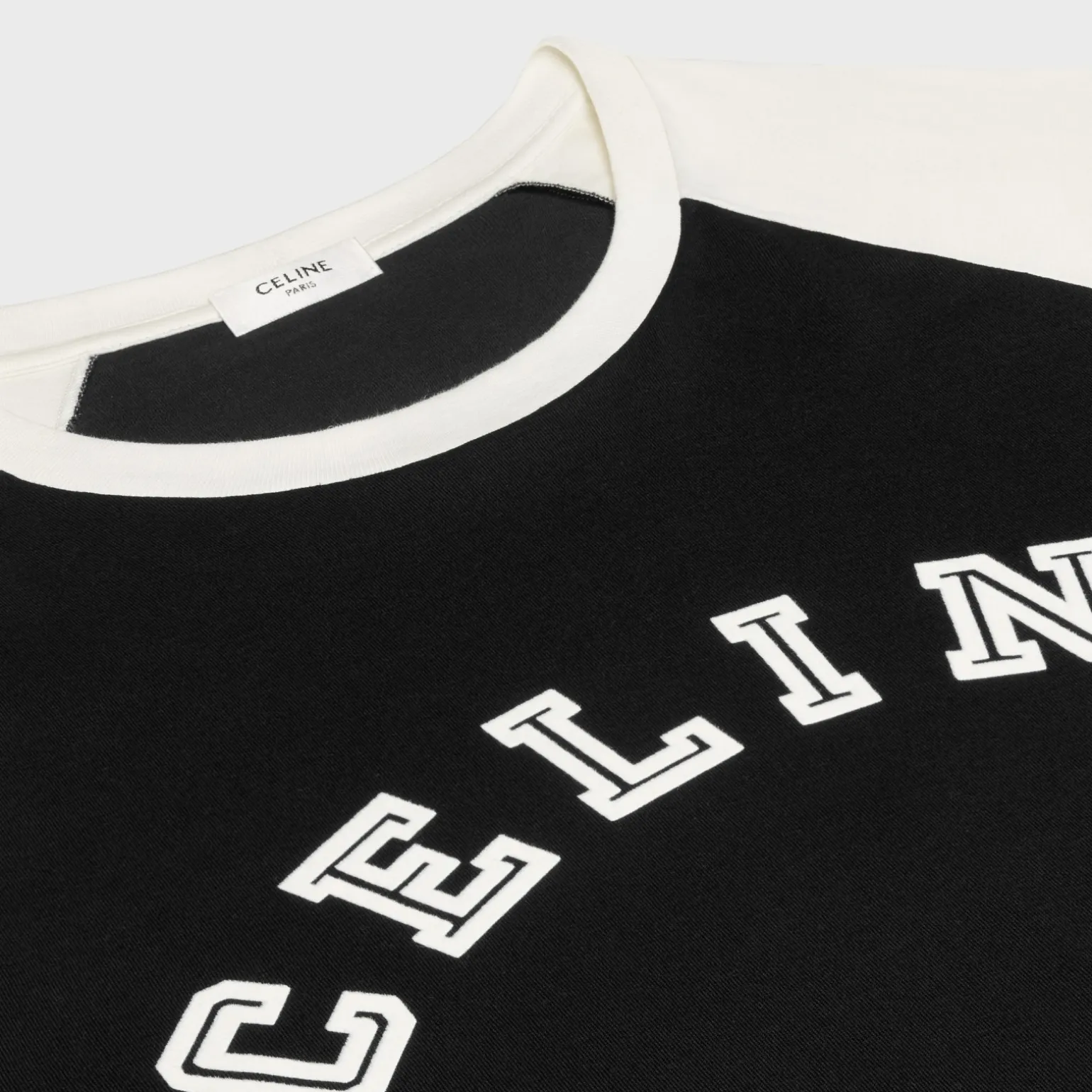 celine loose t-shirt in cotton jersey
