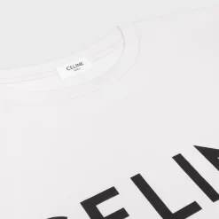 CELINE LOOSE T-SHIRT IN COTTON JERSEY