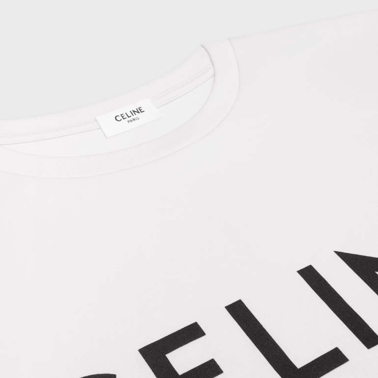 CELINE LOOSE T-SHIRT IN COTTON JERSEY