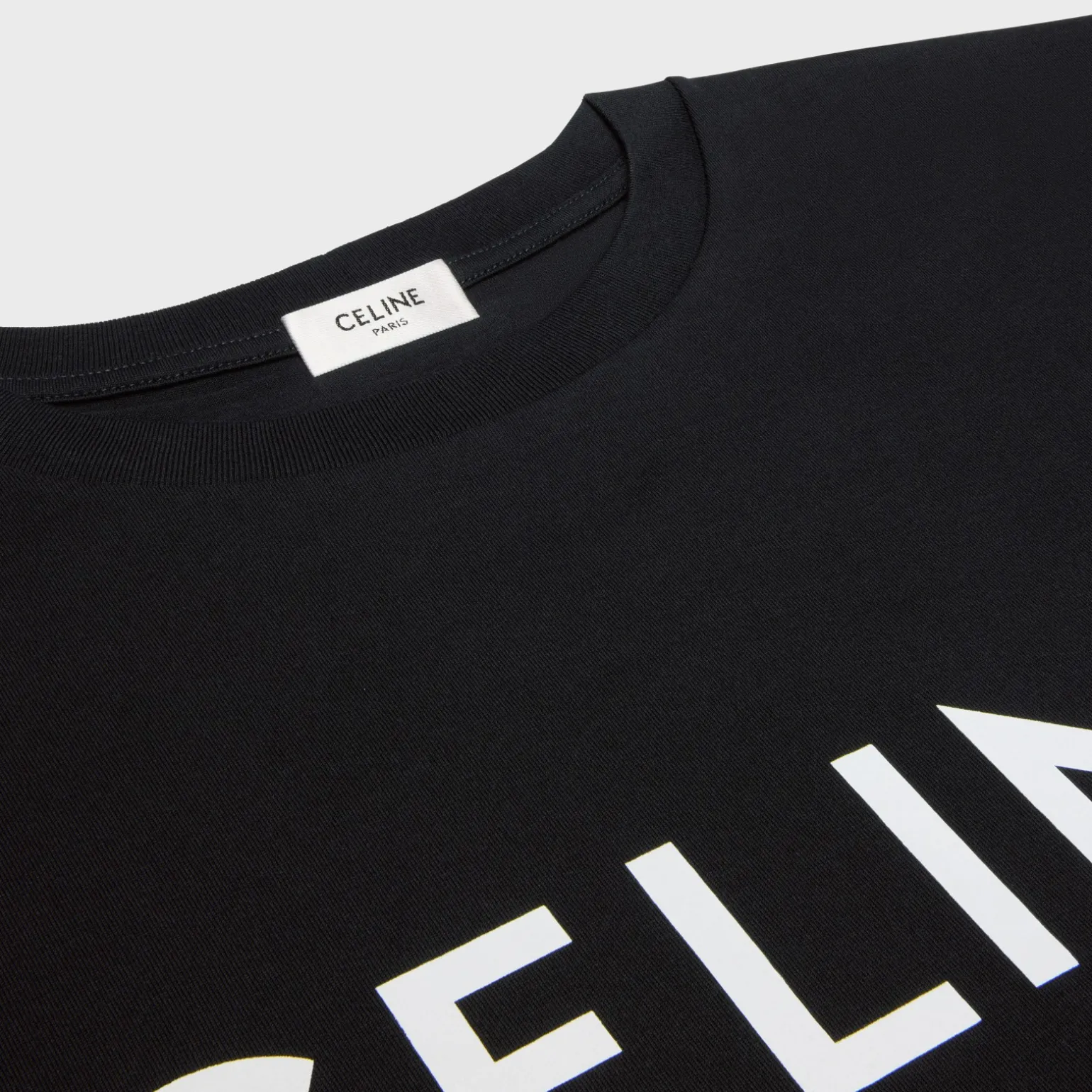 CELINE LOOSE T-SHIRT IN COTTON JERSEY